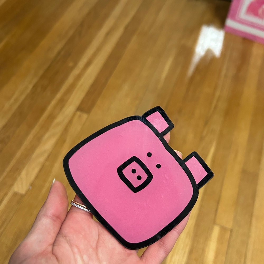 cute pig coaster